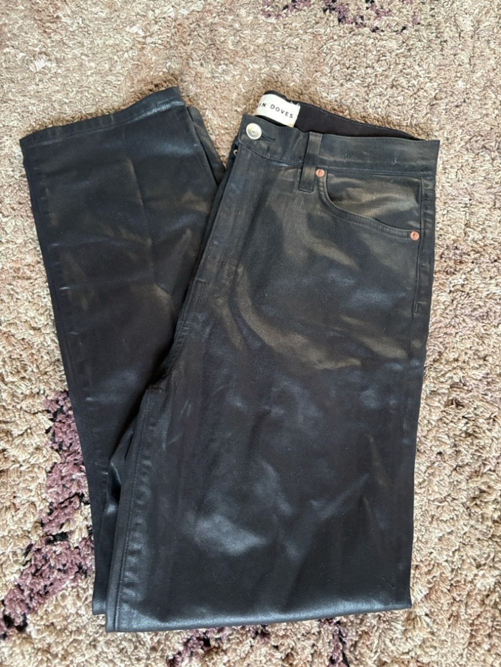 Tuckernuck Emerson Fry Black Coated Jeans